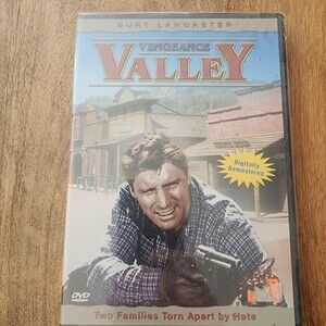 Vengeance Valley DVD Remastered Burt Lancaster Western Drama Movie Full Screen